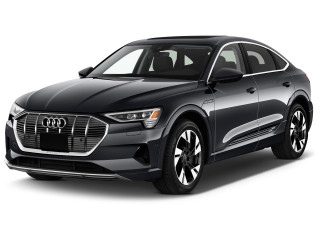 2022 Audi E-Tron S line Premium Plus quattro Angular Front Exterior View