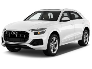 2022 Audi Q8 Premium Plus 55 TFSI quattro Angular Front Exterior View